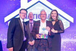 Colin Stewart with his award photo