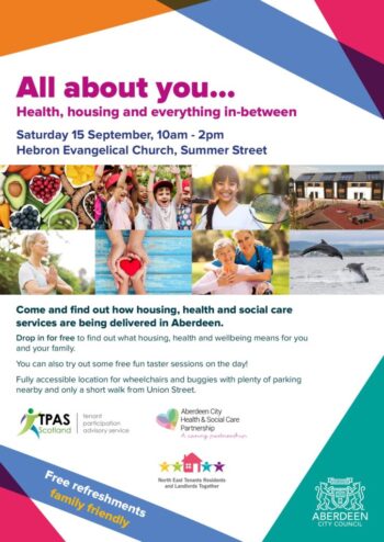 All about you housing Event poster